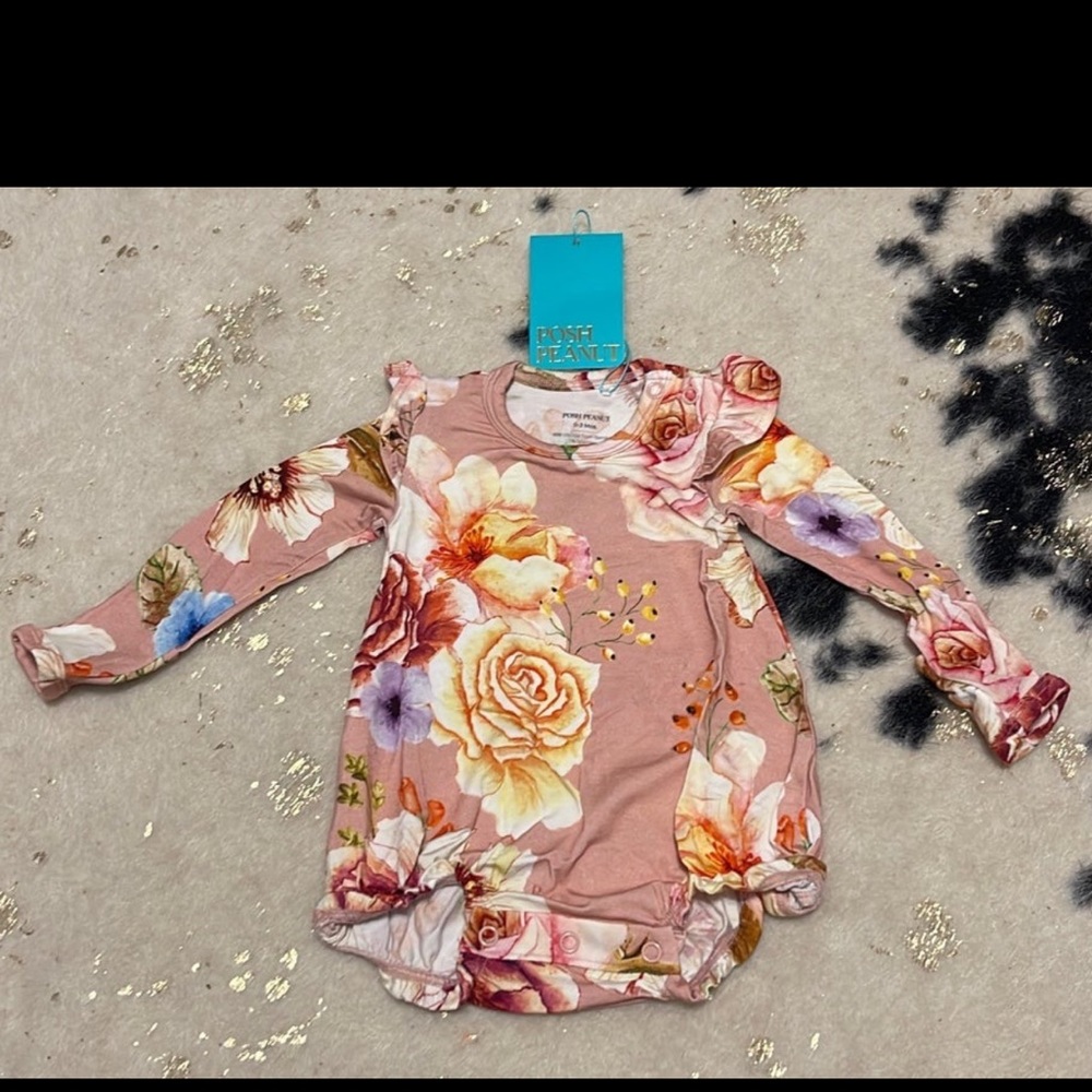 Posh Peanut bubble romper 0-3m